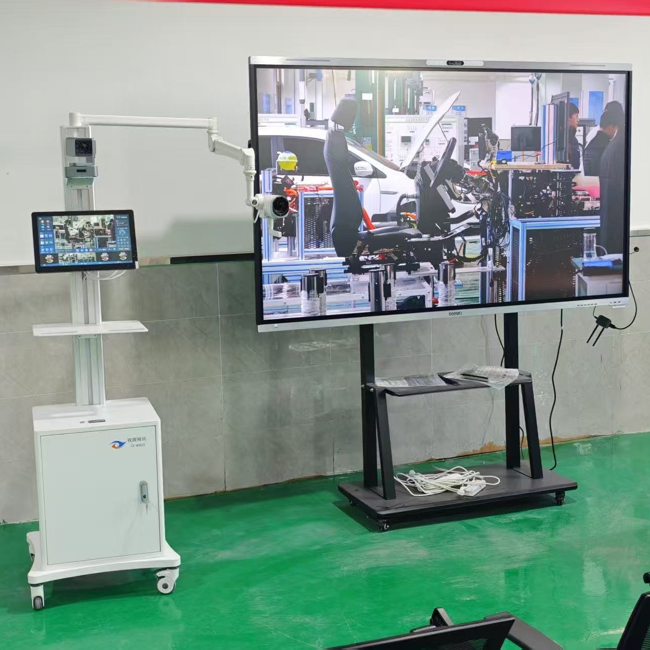 可視化移動(dòng)實(shí)訓(xùn)教學(xué)錄播推車(chē),實(shí)訓(xùn)教學(xué)推車(chē)SY-M302V